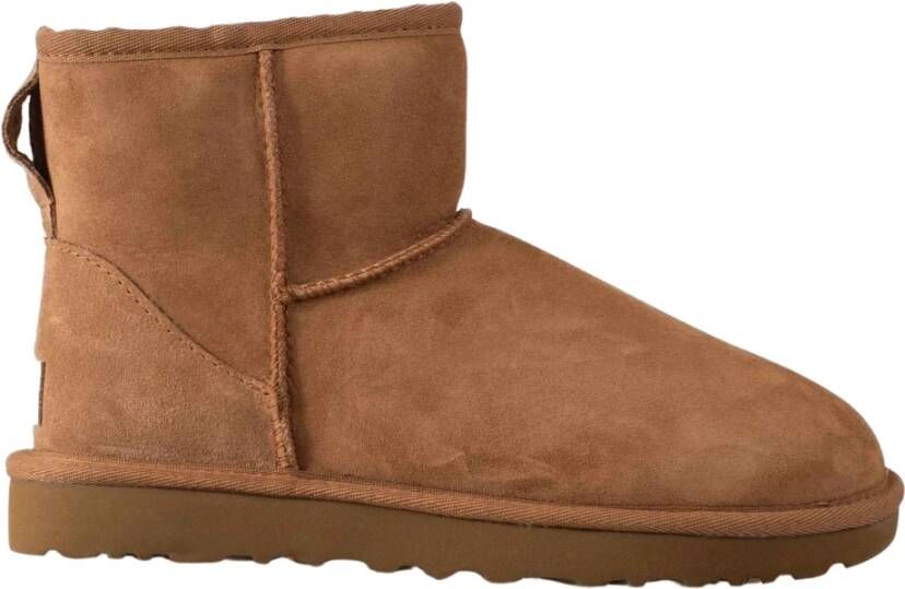 Ugg Warm ronde neus instaplaarzen Brown Dames