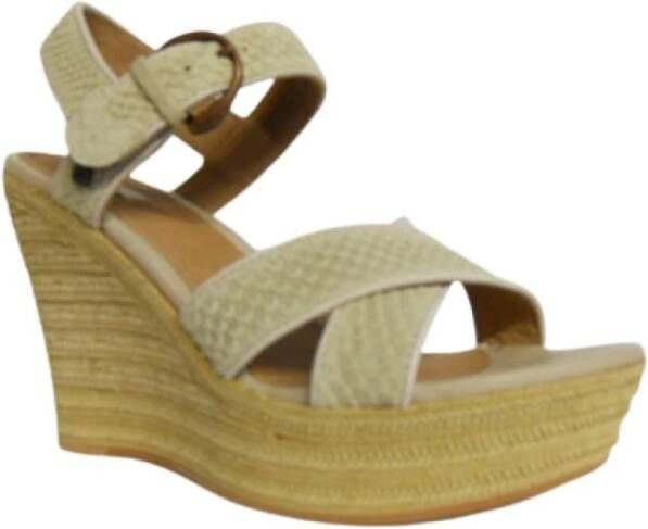 Ugg Wedges Beige Dames