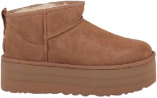 Ugg Classic Ultra korte laars met plateauzool voor Dames in Brown