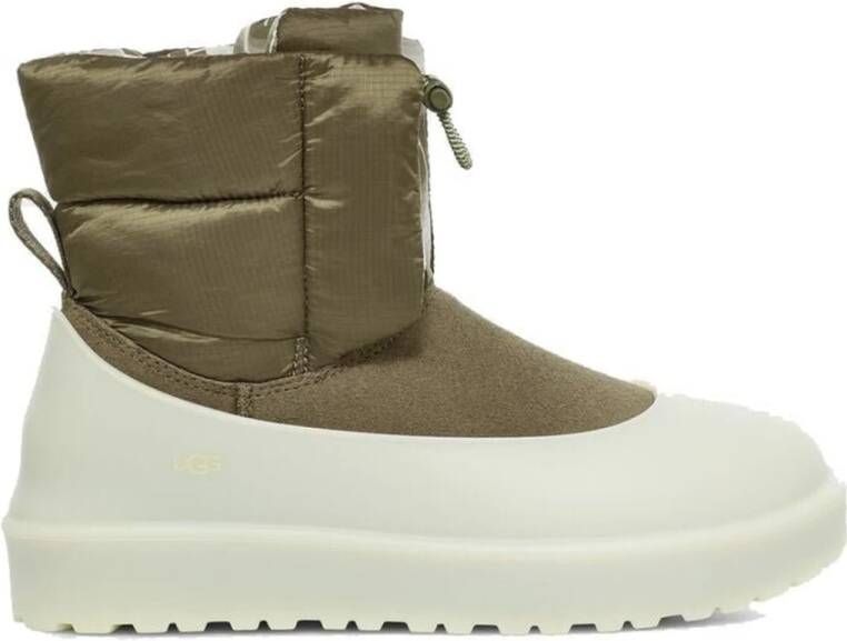 Ugg Classic Maxi Toggle korte laars voor Dames in Green Leder