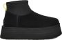 Ugg Zwarte Classic Mini Dipper Laarzen Black Dames - Thumbnail 1