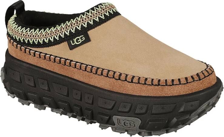 Ugg Zwarte Enkellaarsjes voor Vrouwen Beige Dames