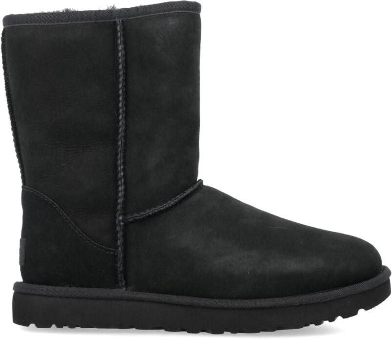 Ugg Zwarte Gesloten Schoenen Klassieke Korte Laars Black Dames