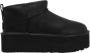 Ugg Zwarte Leren Platform Mini Laars Black Dames - Thumbnail 1