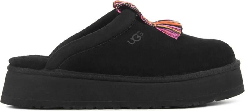 UGG Pantoffels Dames Tazzle Maat: 41 Materiaal: Suède Kleur: Zwart