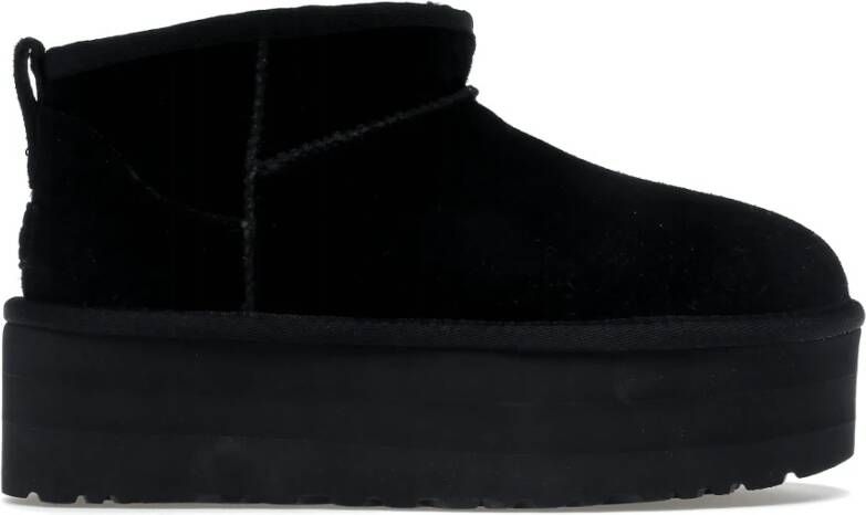 Ugg Zwarte Platformlaars Beperkte Oplage Black Dames