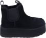 UGG Chelsea Boots Dames W Neumel Platform Chelsea Maat: 41 Materiaal: Suède Kleur: Zwart - Thumbnail 1