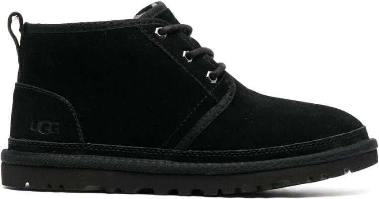 Ugg Zwarte Suède Laarzen met Profielzool Black Heren