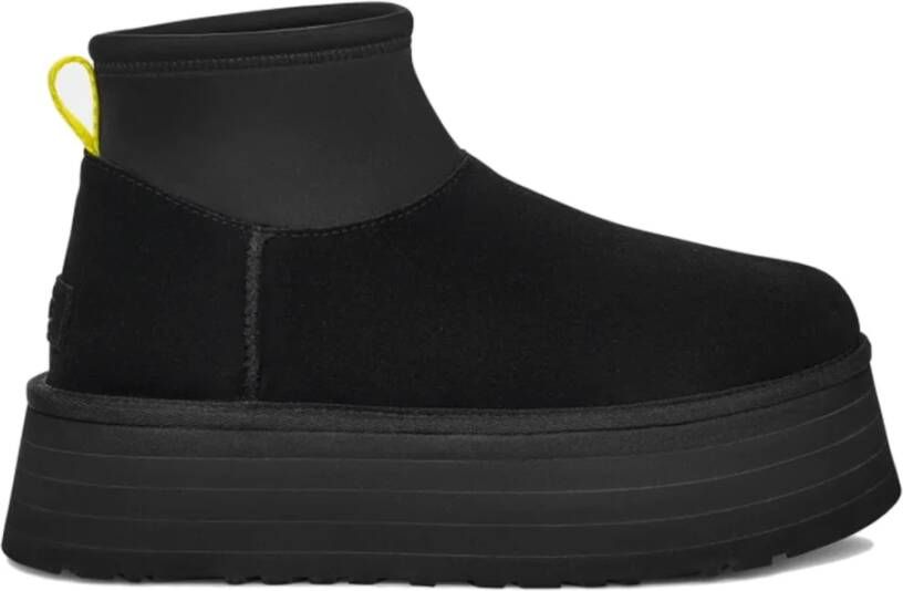 Ugg Zwarte Suède Neopreen Laarzen Black Dames