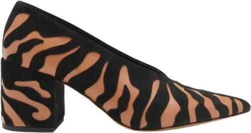 Ulla Johnson Dierenprint Polline Pomp Schoenen Brown Dames