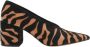 Ulla Johnson Dierenprint Polline Pomp Schoenen Brown Dames - Thumbnail 1