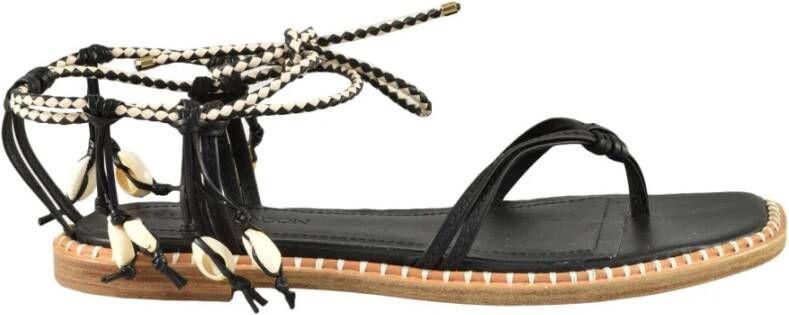 Ulla Johnson Leren Schoenen Black Dames