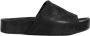 UMA Wang Zwarte Nubuck Leren Slides Black Dames - Thumbnail 1