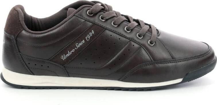 Umbro Lage Top Sneakers Um Livan Net Brown Heren