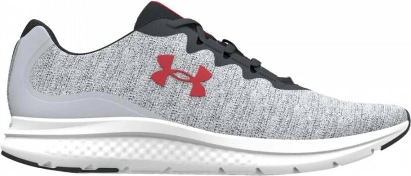 Under Armour Herenhardloopschoenen Charged Impulse 3 Knit Wit Rood Rood 44.5