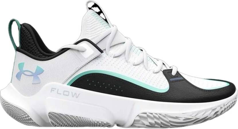 Under Armour Unisex basketbalschoenen Flow FUTR X 3 'Start Of Season' Wit Zwart Neo Turquoise 40.5