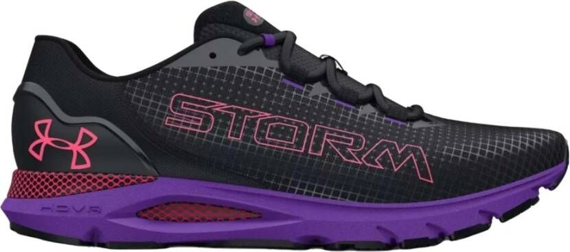 Under Armour Dameshardloopschoenen HOVR™ Sonic 6 Storm Zwart Metro Purper Zwart 42.5