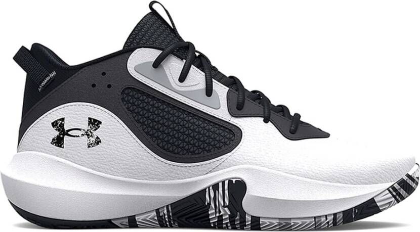 Under Armour Basketbalschoenen Grade School Lockdown 6 Wit Zwart Zwart 37.5