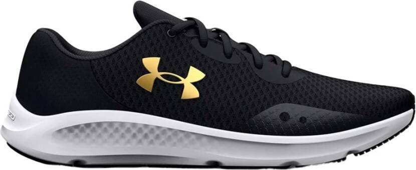 Under Armour Herenhardloopschoenen Charged Pursuit 3 Zwart Zwart Metalen Goud 47.5