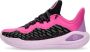 Under Armour Roze Violet Basketbalschoen Purple Heren - Thumbnail 1