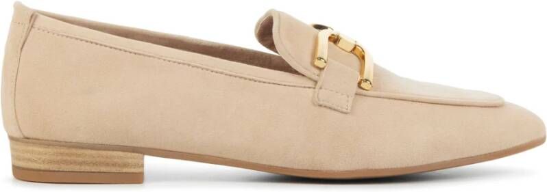 Unisa Instappers Dames Instapschoenen Damesschoenen Suède Baxter Beige