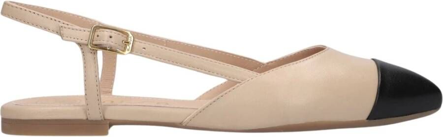 Unisa Beige Slingbacks Asley Beige Dames