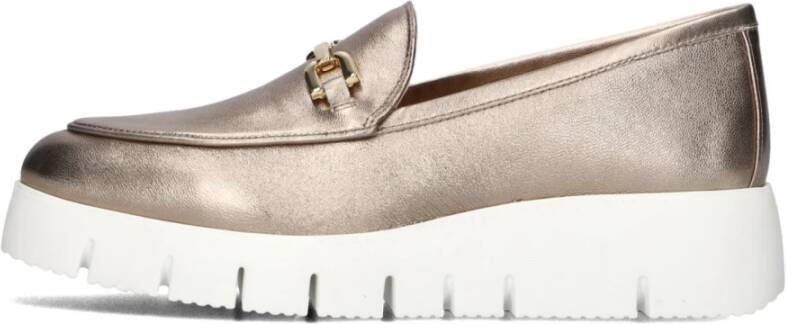 Unisa Bronzen Famo Loafers voor Dames Brown Dames