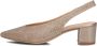 UNISA Slingbacks Dames Jensen Maat: 38 Materiaal: Textiel Kleur: Goud - Thumbnail 3