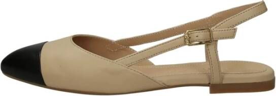 Unisa Elegante Slingback Schoenen voor Vrouwen Beige Dames