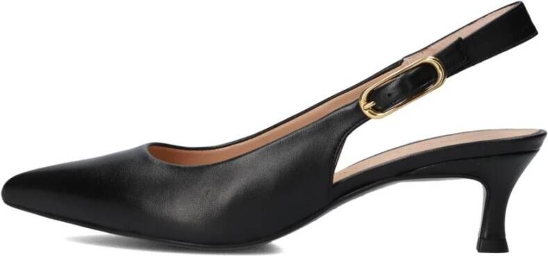 Unisa Elegante Zwarte Slingback Schoenen Black Dames