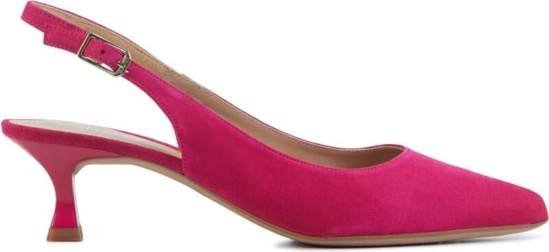 Unisa Fuchsia Suede Jamal Model Pumps Purple Dames