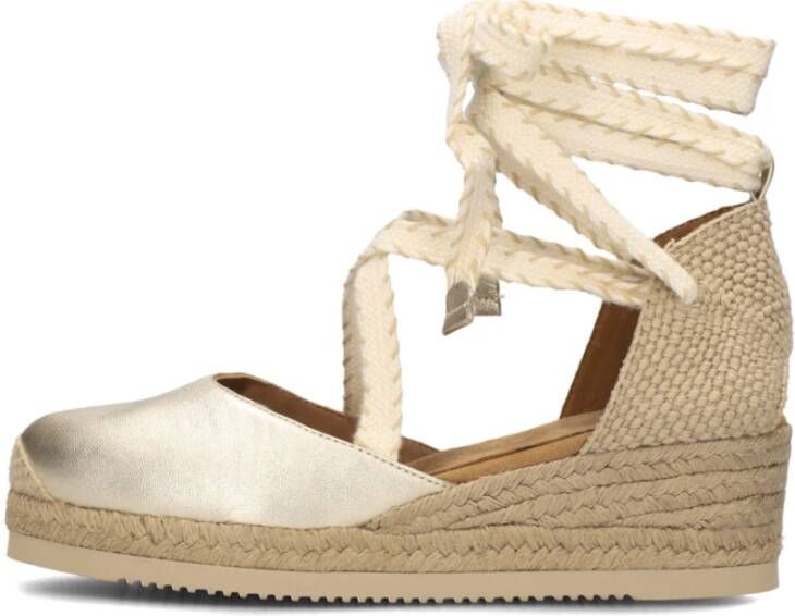 Unisa Gouden Chaplin Espadrilles Yellow Dames