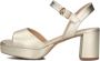 Unisa Gouden elegante sandalen met blokhak Yellow Dames - Thumbnail 3