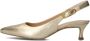 UNISA Slingbacks Dames Ibon Maat: 40 Materiaal: Leer Kleur: Goud - Thumbnail 3