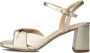 Unisa Gouden Slingback Sandalen Medway Stijl Yellow Dames - Thumbnail 3