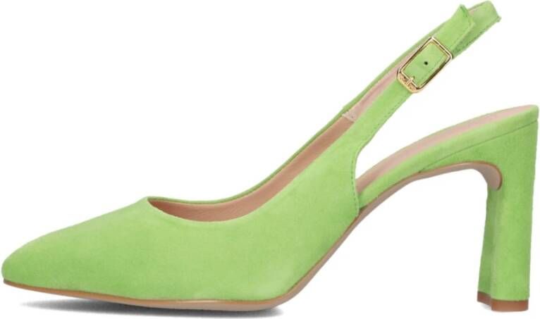 Unisa Groen Suede Elegante Pumps Winna Green Dames