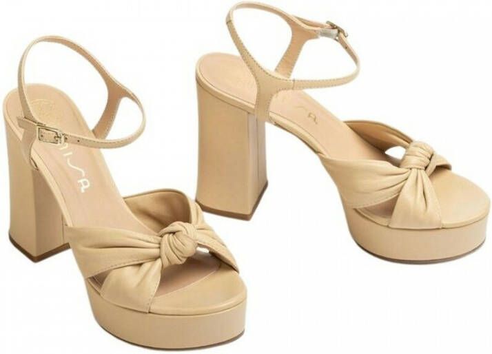 Unisa High Heel Sandals Beige Dames