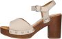 UNISA Sandalen Dames Taco Maat: 38 Materiaal: Leer Kleur: Wit - Thumbnail 3