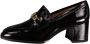 Unisa Megan Loafers Instappers Dames Zwart - Thumbnail 2