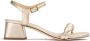 Unisa Dames Casual Gouden Leren Sandalen Beige Dames - Thumbnail 1