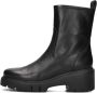 UNISA Enkelboots Dames Jofo Maat: 37 Materiaal: Leer Kleur: Zwart - Thumbnail 2