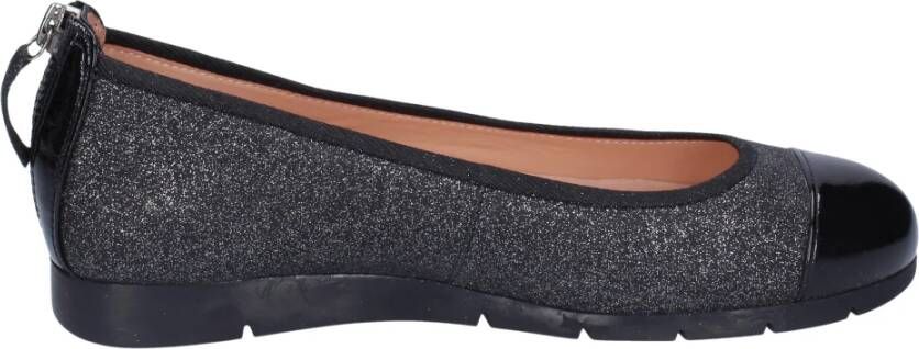 Unisa Synthetisch Leren Ballet Flats Vrouwen Gray Dames