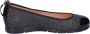 Unisa Synthetisch Leren Ballet Flats Vrouwen Gray Dames - Thumbnail 1