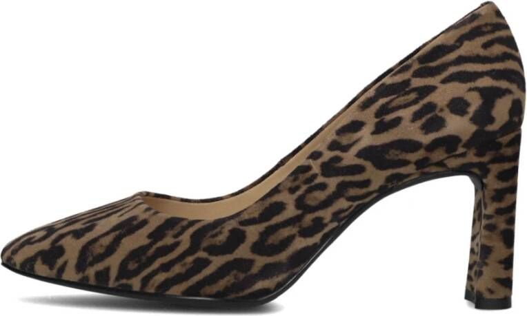 Unisa Taupe Suede Pump Waba Multicolor Dames