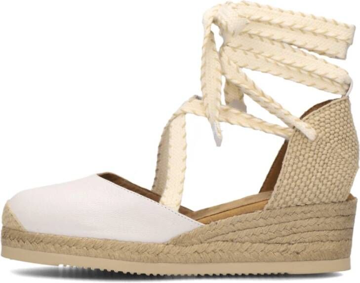 Unisa Witte Chaplin Espadrilles White Dames