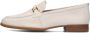 Unisa Witte Leren Loafers met Gouden Horsebit Detail White Dames - Thumbnail 2