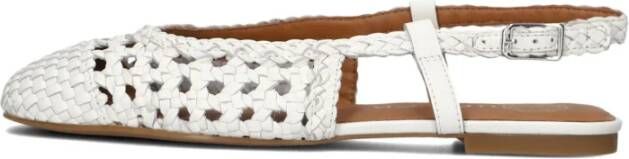 Unisa Witte Slingback Schoenen voor Dames White Dames