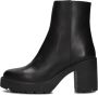 UNISA Enkelboots Dames Khan Maat: 40 Materiaal: Leer Kleur: Zwart - Thumbnail 3