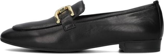 Unisa Zwarte Loafer met Trendy Accenten Black Dames