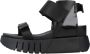 United Nude Delta Run Platte Sandalen Black Dames - Thumbnail 9